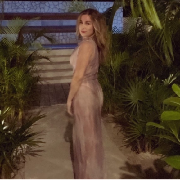 Zara long mesh dress - Picture 2 of 4